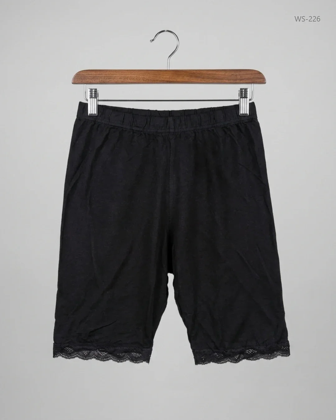 Shop Premium Womens Shorts by I SAW IT FIRST | Preloved Branded Clothes | Black Polyester | Women | OTS Thrift Store Lahore Pakistan