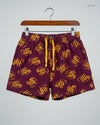 Preloved Premium Womens Shorts by WIZARDING WORLD, Maroon Cotton for Women - OTS Thrift Shop Karachi Pakistan