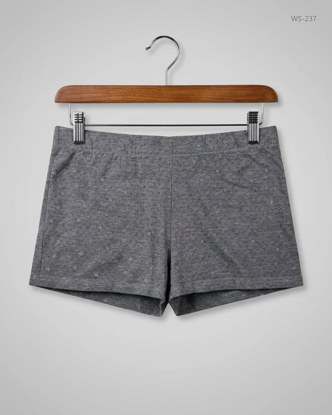 UK Imported secondhand Womens Shorts - DISNEP STORE brand, Gray Cotton, Premium condition, for Women - Online Thrift Store Peshawar Pakistan