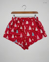 Secondhand Branded Womens Shorts by Unknown, RED Polyester fabric, Premium condition, for Women - Online Thrift Shop Lahore Pakistan