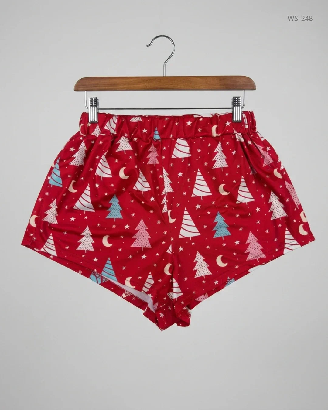 Secondhand Branded Womens Shorts by Unknown, RED Polyester fabric, Premium condition, for Women - Online Thrift Shop Lahore Pakistan