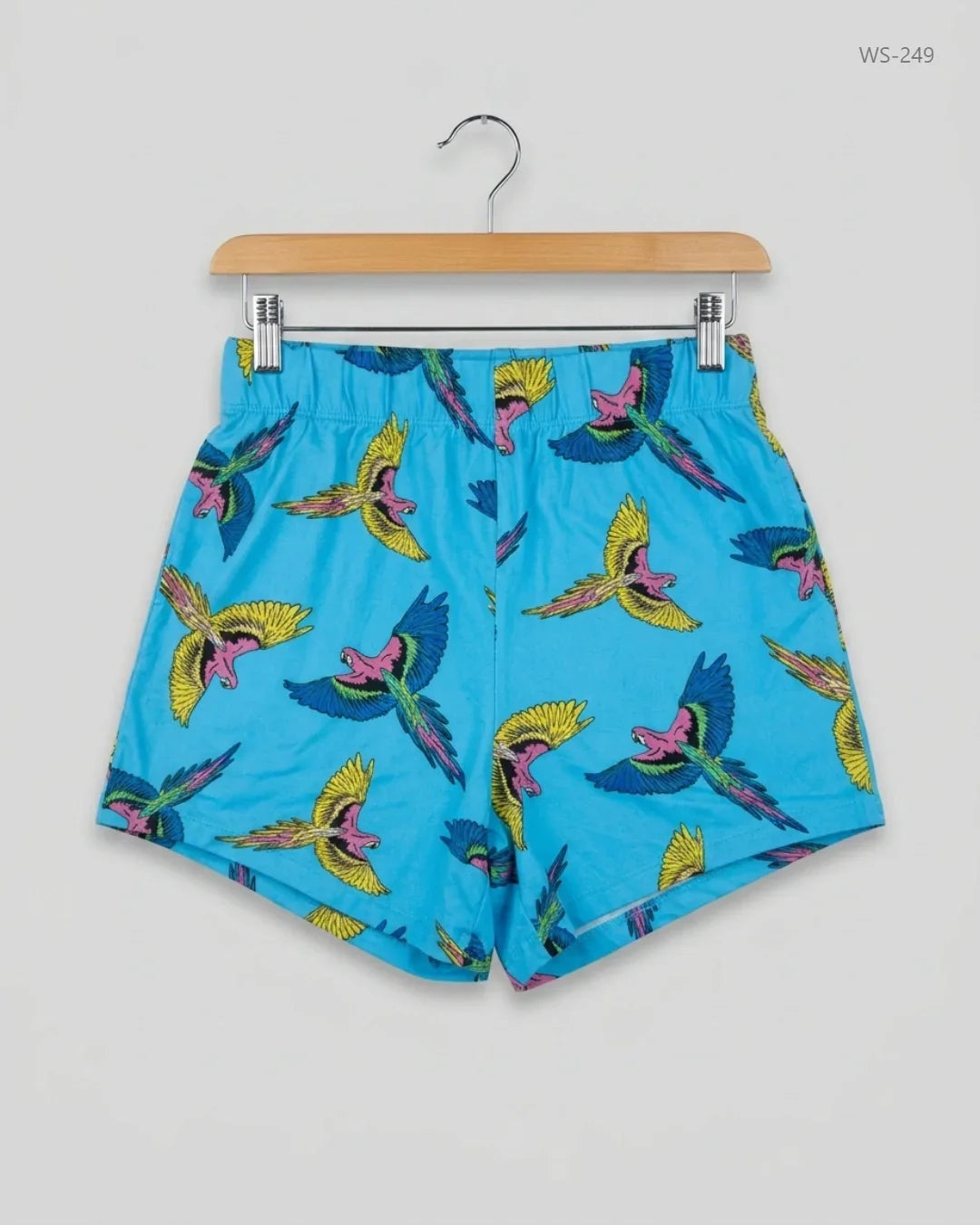 Shop Premium Womens Shorts by CHELSEA PEERS | Preloved Branded Clothes | Blue Cotton | Women | OTS Thrift Store Karachi Pakistan