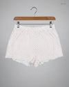 Secondhand Branded Womens Shorts by Next, White Cotton fabric, Premium condition, for Women - Online Thrift Shop Peshawar Pakistan
