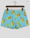 Secondhand Branded Womens Shorts by Marks & Spencer, Cyan Cotton fabric, Premium condition, for Women - Online Thrift Shop Lahore Pakistan