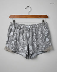 Shop Premium Womens Shorts by LOVE TO LOUNGE | Preloved Branded Clothes | Gray Polyester | Women | OTS Thrift Store Islamabad Pakistan