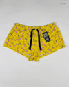Preloved Premium Womens Shorts by LOONEY TUNES, Yellow Cotton for Women - OTS Thrift Shop Islamabad Pakistan