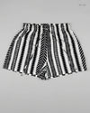 Womens Shorts | Shein | Preloved Branded | Black & White Cotton | Premium | OTS Thrift Store Peshawar Pakistan