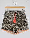 Womens Shorts | Matalan | Preloved Branded | Leopard Polyester/vis | Premium | OTS Thrift Store Islamabad Pakistan