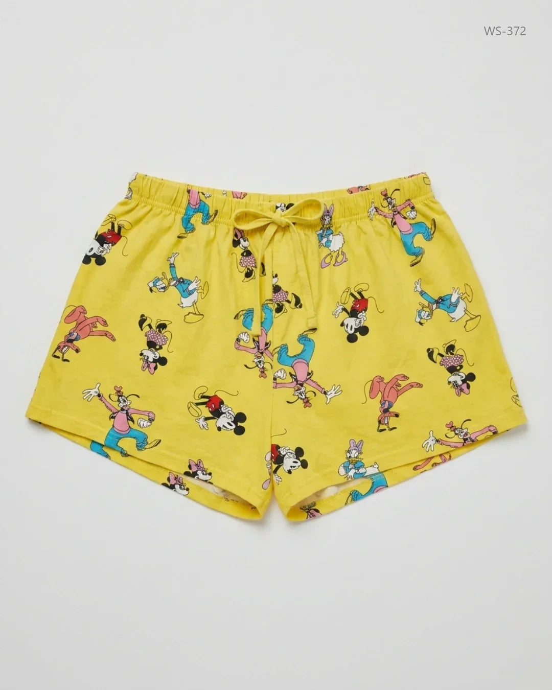 Secondhand Branded Womens Shorts by Primark, Yellow Cotton fabric, Premium condition, for Women - Online Thrift Shop Islamabad Pakistan