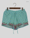 UK Imported secondhand Womens Shorts - HOLLISTER brand, SeaGreen Cotton, condition, for Women - Online Thrift Store Lahore Pakistan