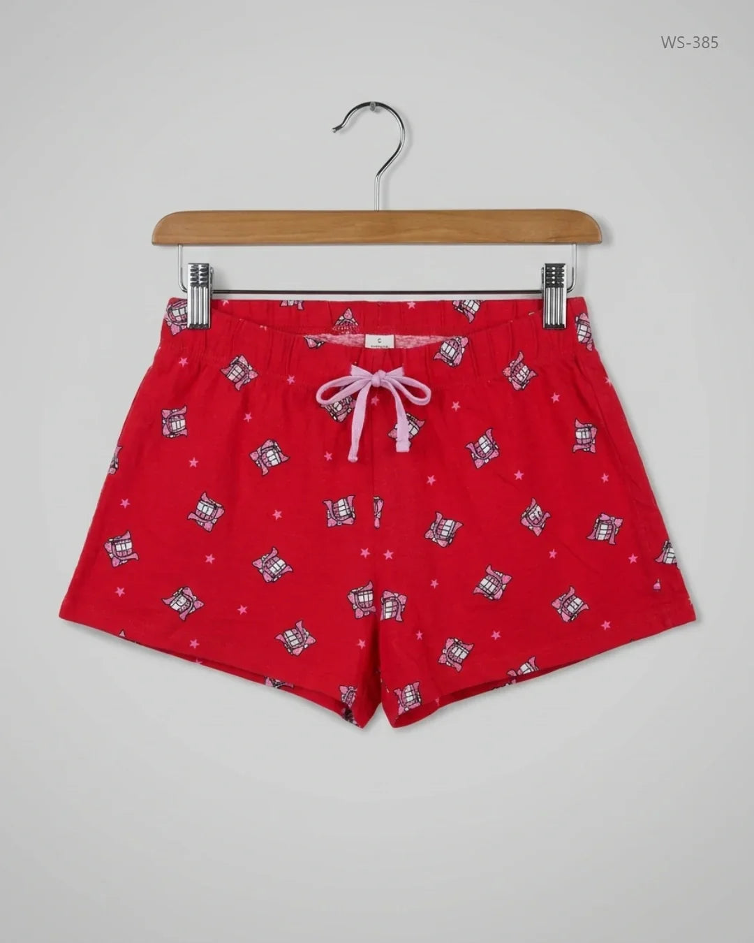 Womens Shorts | New Look | Preloved Branded | Red Cotton | Premium | OTS Thrift Store Peshawar Pakistan