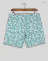Secondhand Branded Womens Shorts by DUNNES, Light Green Cotton fabric, condition, for Women - Online Thrift Shop Peshawar Pakistan