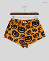 Secondhand Branded Womens Shorts by CUT LABEL, Orange Polyester fabric, condition, for Women - Online Thrift Shop Karachi Pakistan