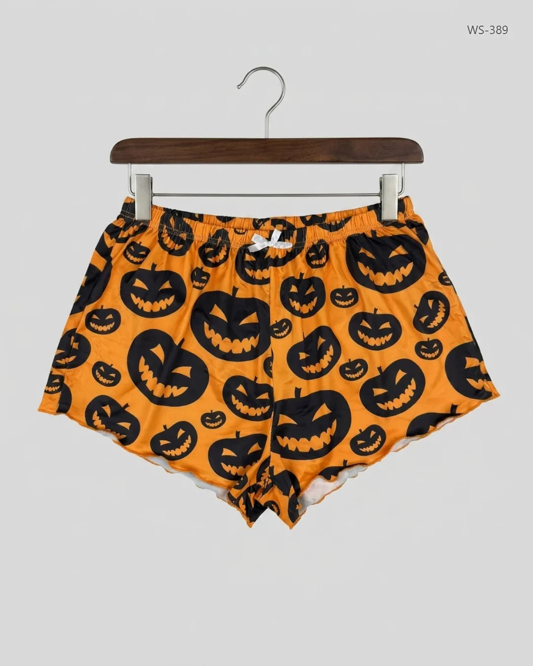 Secondhand Branded Womens Shorts by CUT LABEL, Orange Polyester fabric, condition, for Women - Online Thrift Shop Karachi Pakistan