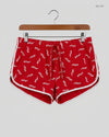 Premium Condition Womens Shorts | Preloved Vintage | Red Cotton | Thrift Shop for Women Islamabad Pakistan | OTS