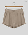 Secondhand Branded Womens Shorts by CUT LABEL, Brown Polyester fabric, Premium condition, for Women - Online Thrift Shop Lahore Pakistan