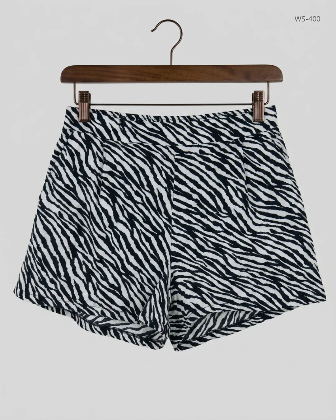 Preloved Premium Womens Shorts by George, Black & White Polyester for Women - OTS Thrift Shop Islamabad Pakistan