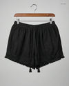 Secondhand Branded Womens Shorts by TU, Black Viscose fabric, Premium condition, for Women - Online Thrift Shop Karachi Pakistan
