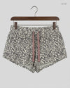 UK Imported secondhand Womens Shorts - Primark brand, White & Grey Cotton, Premium condition, for Women - Online Thrift Store Karachi Pakistan