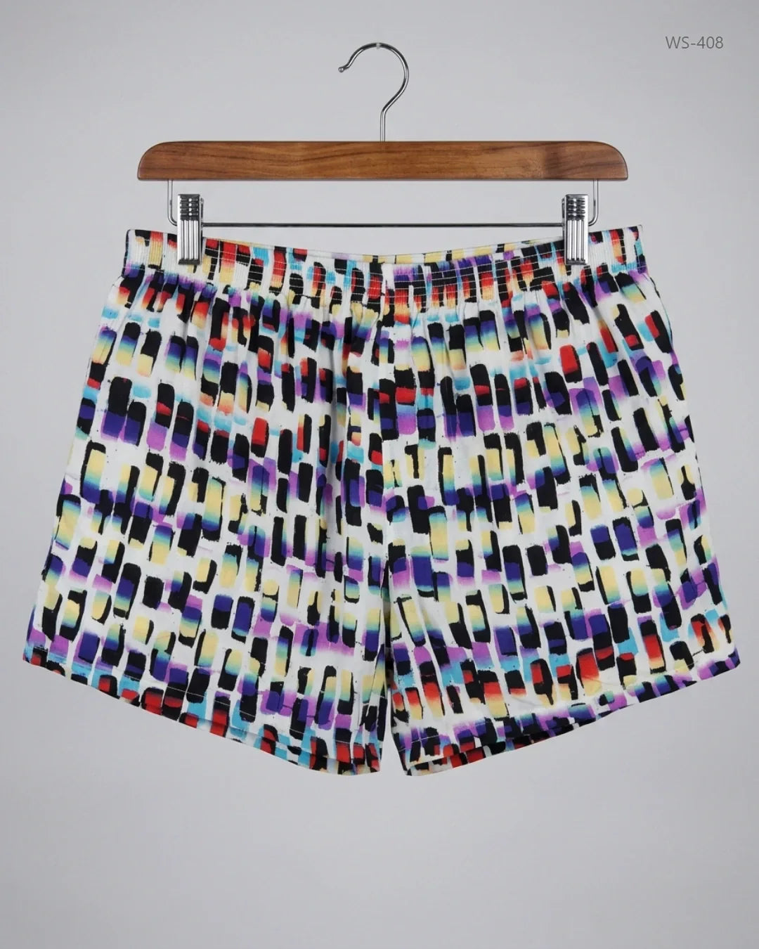 Womens Shorts | Papaya | Preloved Branded | Multi Viscose | Premium | OTS Thrift Store Islamabad Pakistan