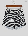 Preloved Premium Womens Shorts by TU, Black & White Polyester for Women - OTS Thrift Shop Peshawar Pakistan