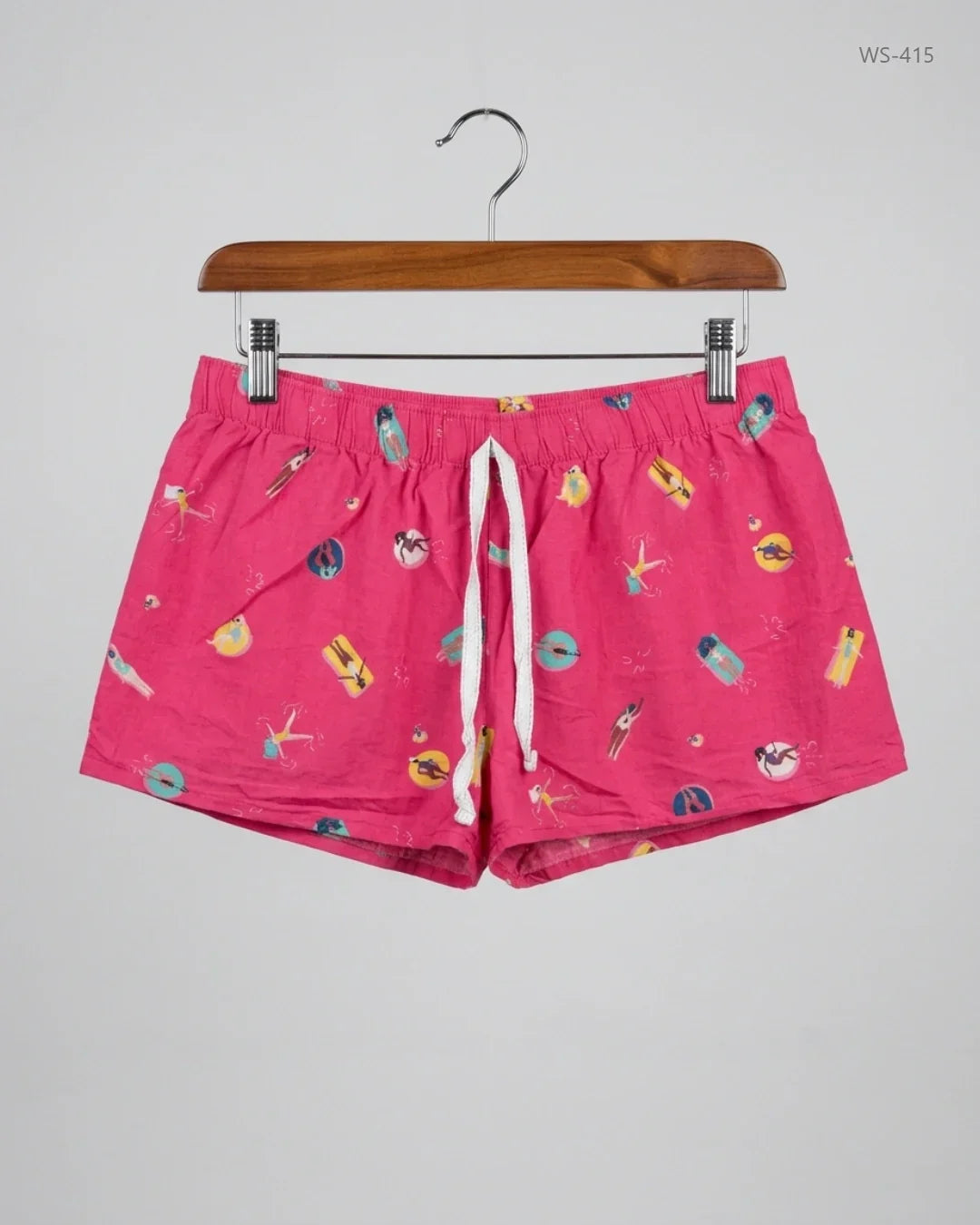 Preloved Premium Womens Shorts by Marks & Spencer, Pink Cotton for Women - OTS Thrift Shop Karachi Pakistan