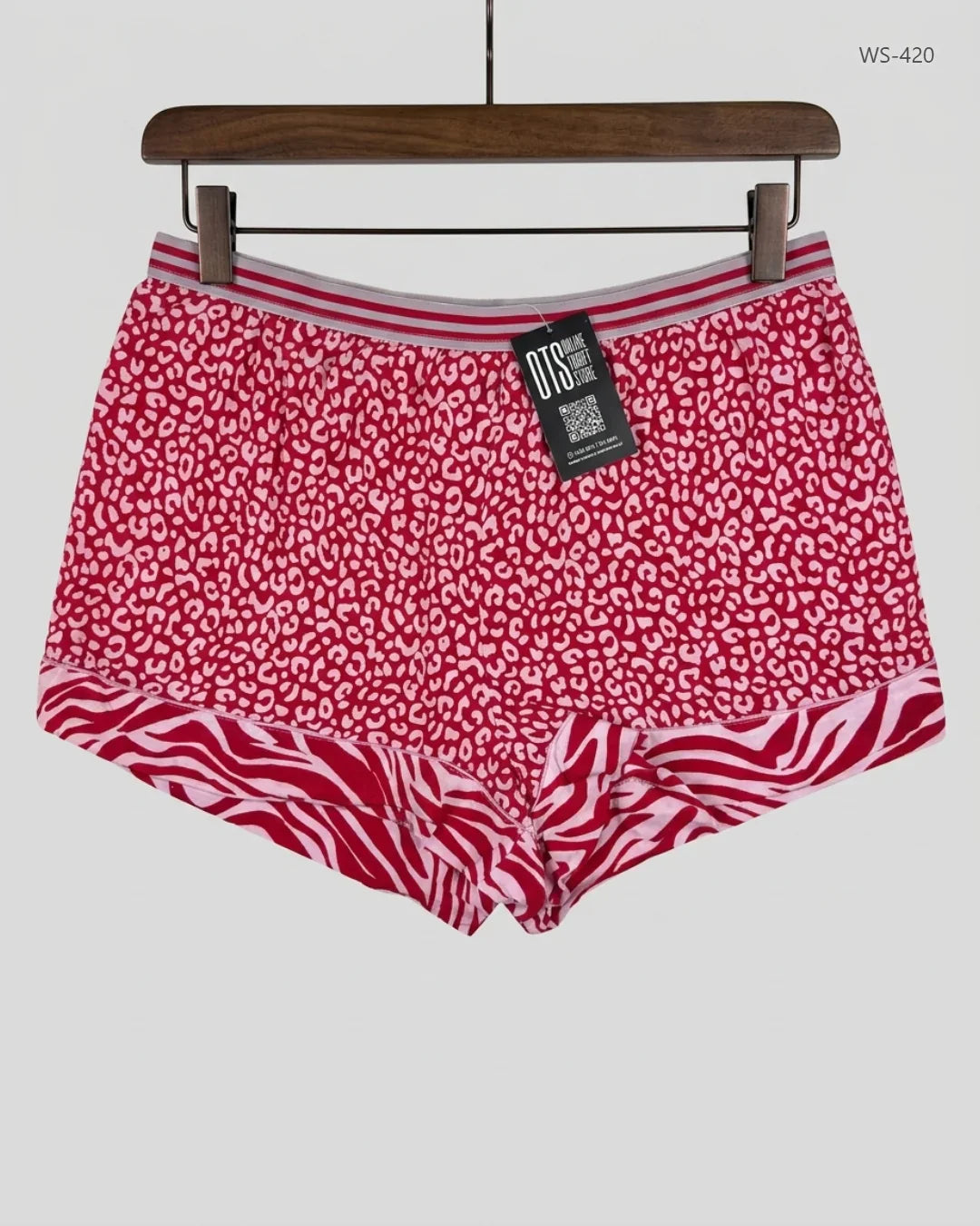 Premium Condition Womens Shorts | Preloved George | Red Cotton | Thrift Shop for Women Islamabad Pakistan | OTS