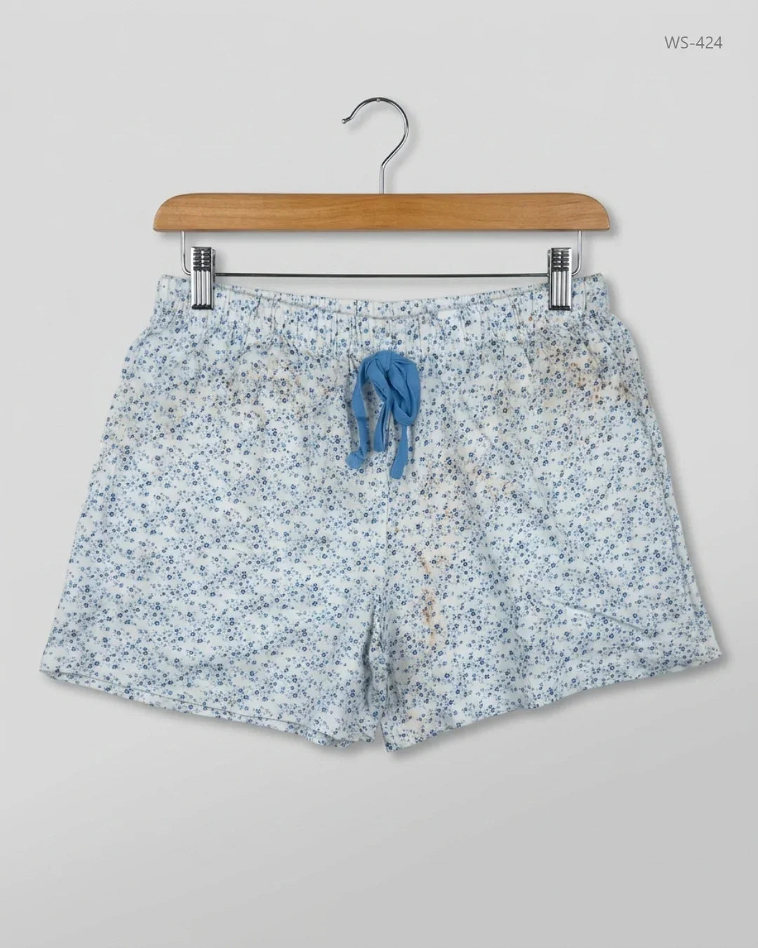 Womens Shorts | DUNNES | Preloved Branded | Blue Cotton | Excellent | OTS Thrift Store Lahore Pakistan