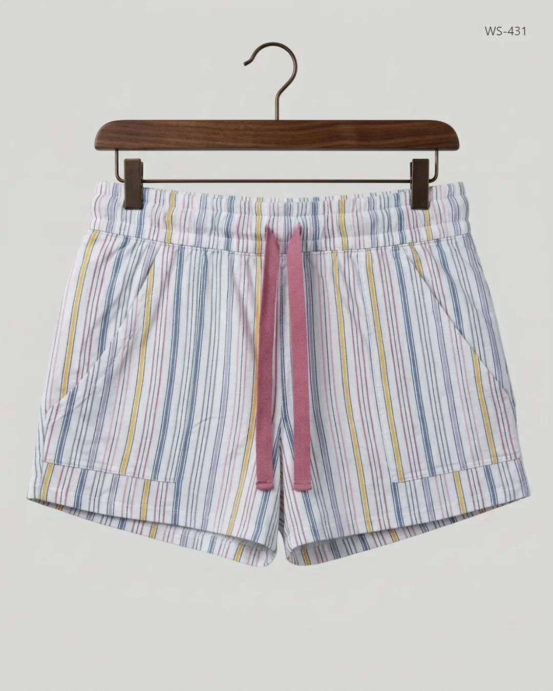 Preloved Premium Womens Shorts by CUT LABEL, White Polyester for Women - OTS Thrift Shop Lahore Pakistan