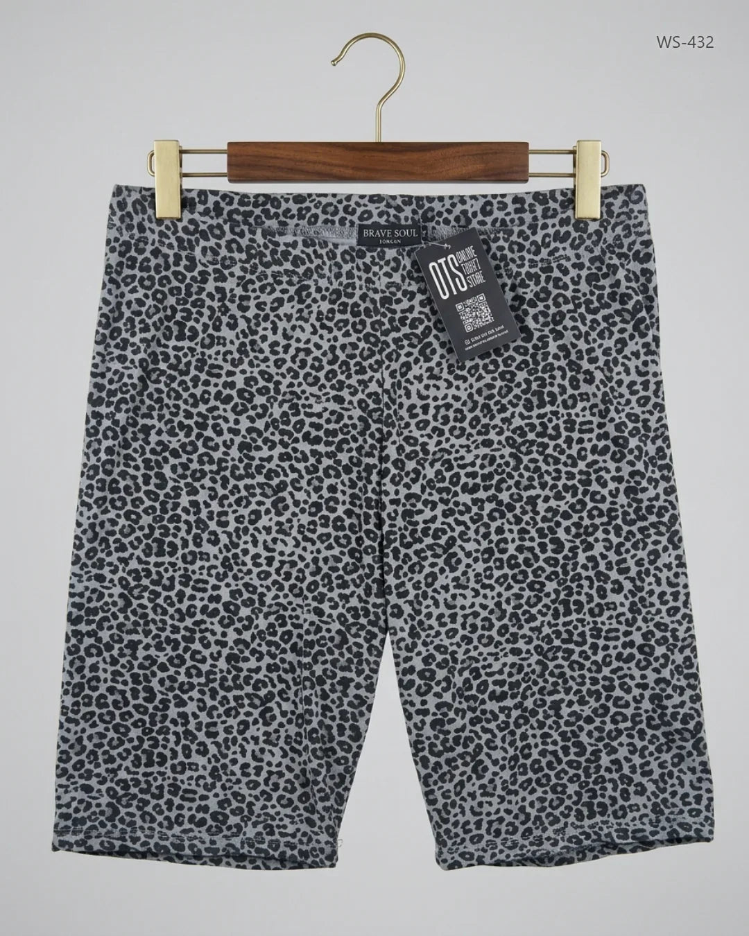 Preloved Premium Womens Shorts by BRAVE SOUL LONDON, Grey Polyester for Women - OTS Thrift Shop Islamabad Pakistan