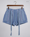 Preloved Premium Womens Shorts by Plant Gold, Blue Cotton for Women - OTS Thrift Shop Peshawar Pakistan