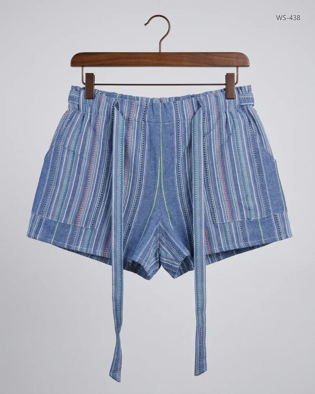 Preloved Premium Womens Shorts by Plant Gold, Blue Cotton for Women - OTS Thrift Shop Peshawar Pakistan