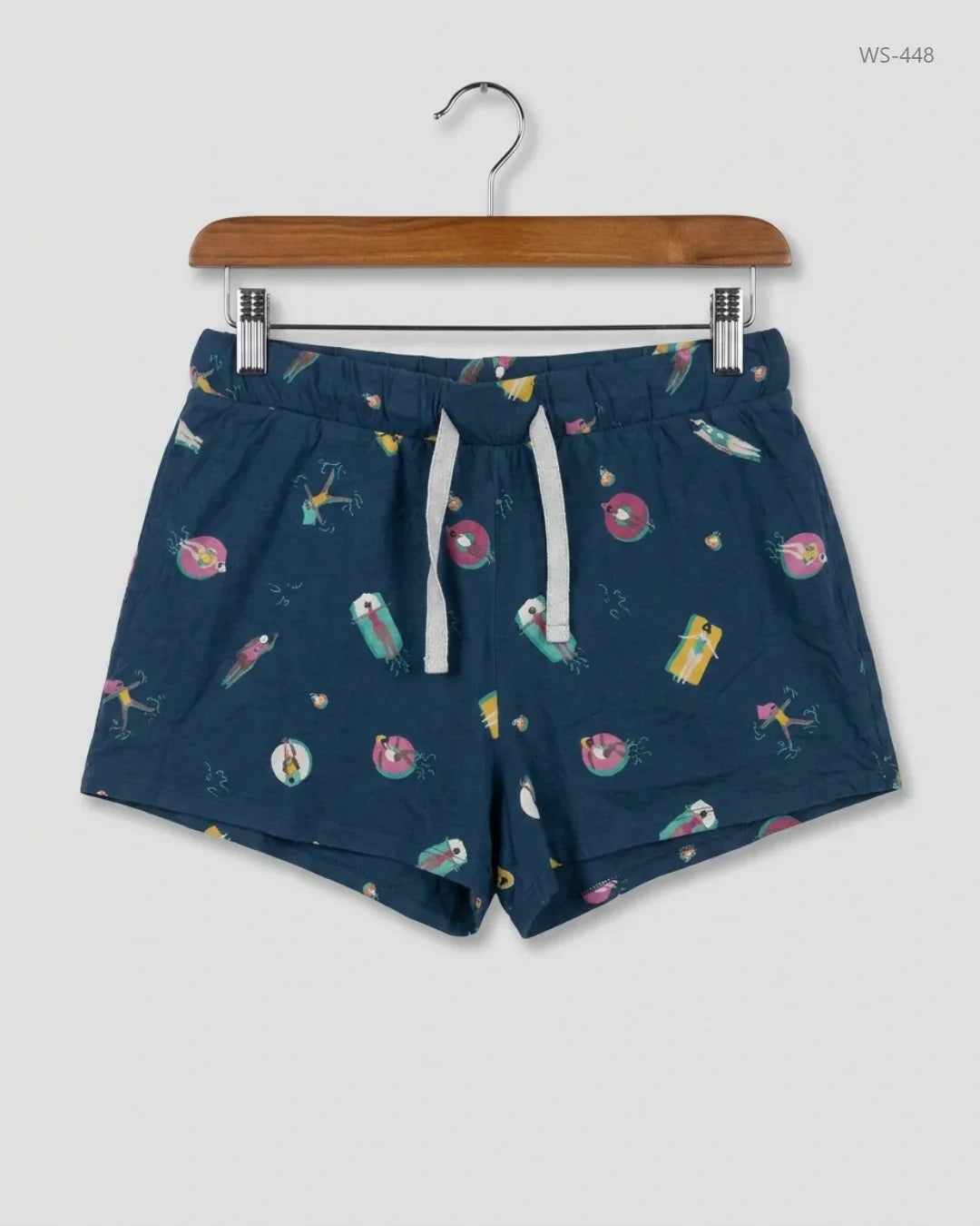 Womens Shorts | Marks & Spencer | Preloved Branded | SeaGreen Cotton | Premium | OTS Thrift Store Karachi Pakistan