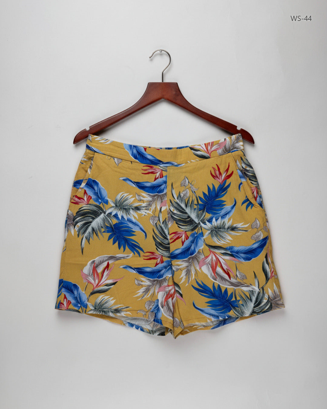 Preloved Premium Womens Shorts by New Look, Yellow Cotton for Women - OTS Thrift Shop Islamabad Pakistan