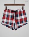 UK Imported secondhand Womens Shorts - CUT LABEL brand, Red Polyester, Premium condition, for Women - Online Thrift Store Peshawar Pakistan