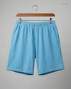 Shop Premium Womens Shorts by H&M | Preloved Branded Clothes | SkyBlue Cotton | Women | OTS Thrift Store Karachi Pakistan