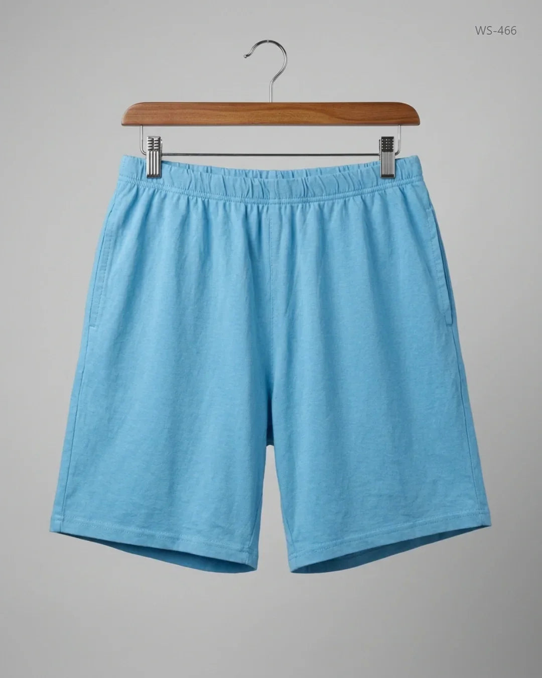 Shop Premium Womens Shorts by H&M | Preloved Branded Clothes | SkyBlue Cotton | Women | OTS Thrift Store Karachi Pakistan