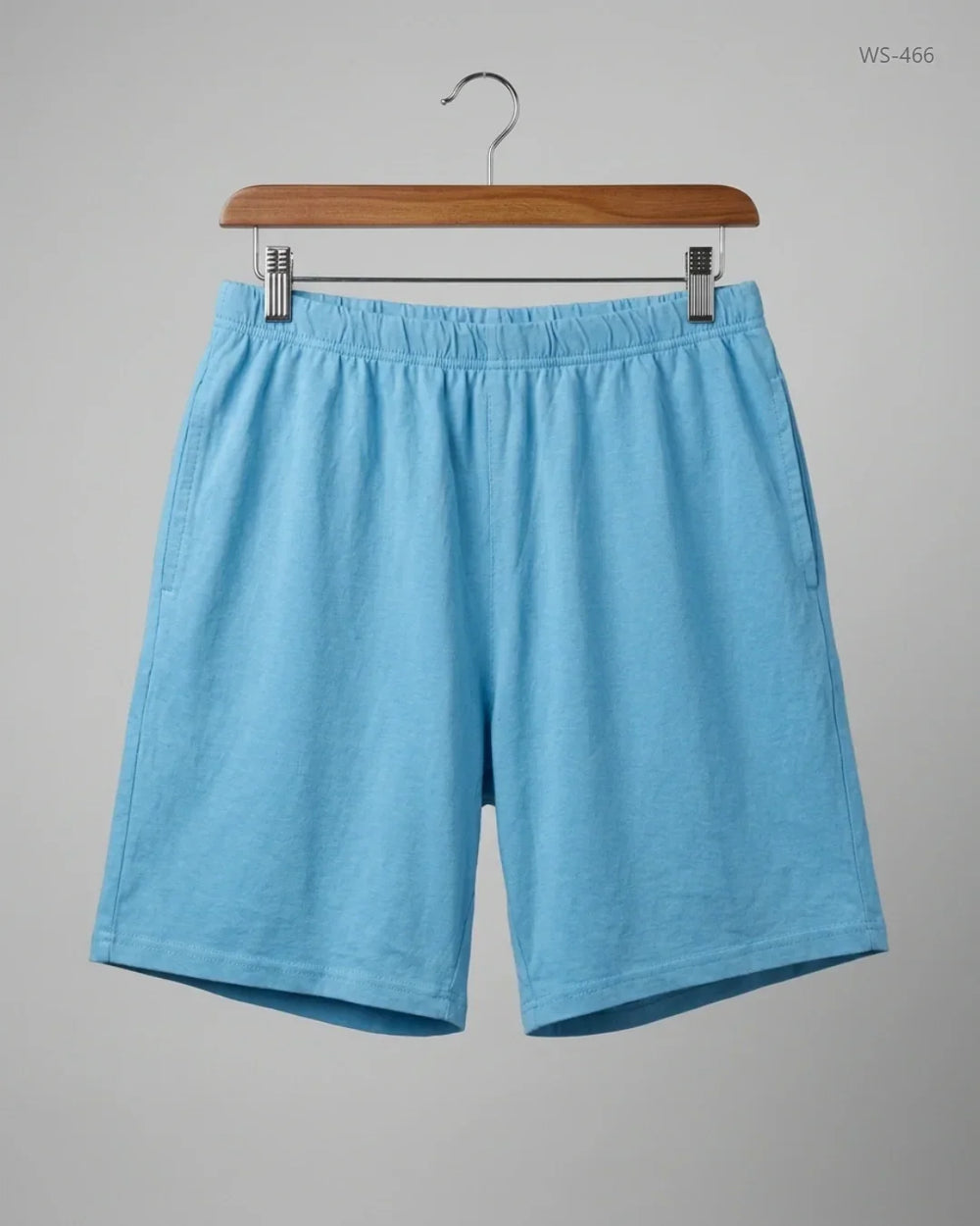 Shop Premium Womens Shorts by H&M | Preloved Branded Clothes | SkyBlue Cotton | Women | OTS Thrift Store Karachi Pakistan