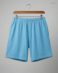 Shop Premium Womens Shorts by H&M | Preloved Branded Clothes | SkyBlue Cotton | Women | OTS Thrift Store Karachi Pakistan