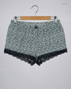 Womens Shorts | LOVE TO LOUNGE | Preloved Branded | White Polyester | Premium | OTS Thrift Store Islamabad Pakistan