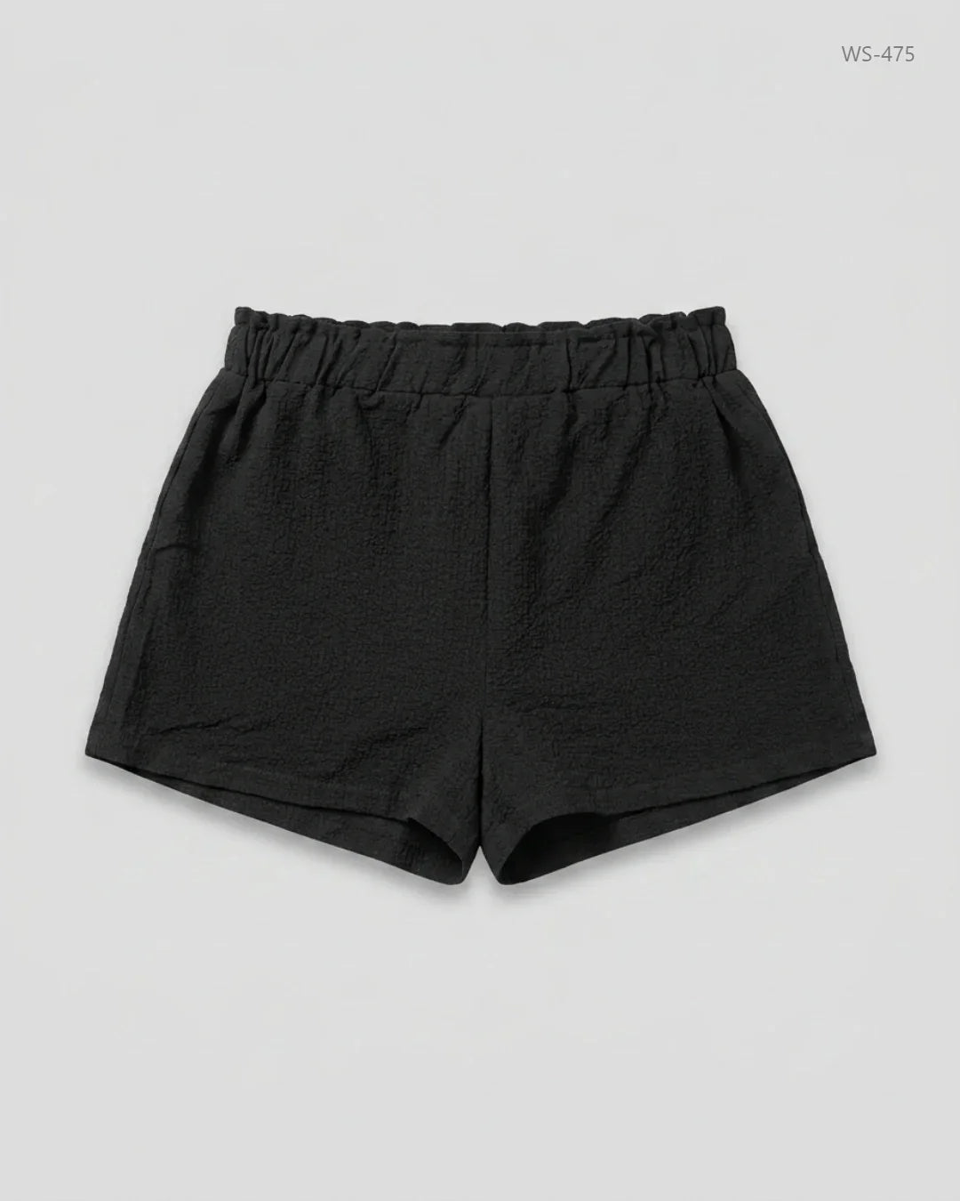 Shop Premium Womens Shorts by Shein | Preloved Branded Clothes | Black Polyester | Women | OTS Thrift Store Karachi Pakistan