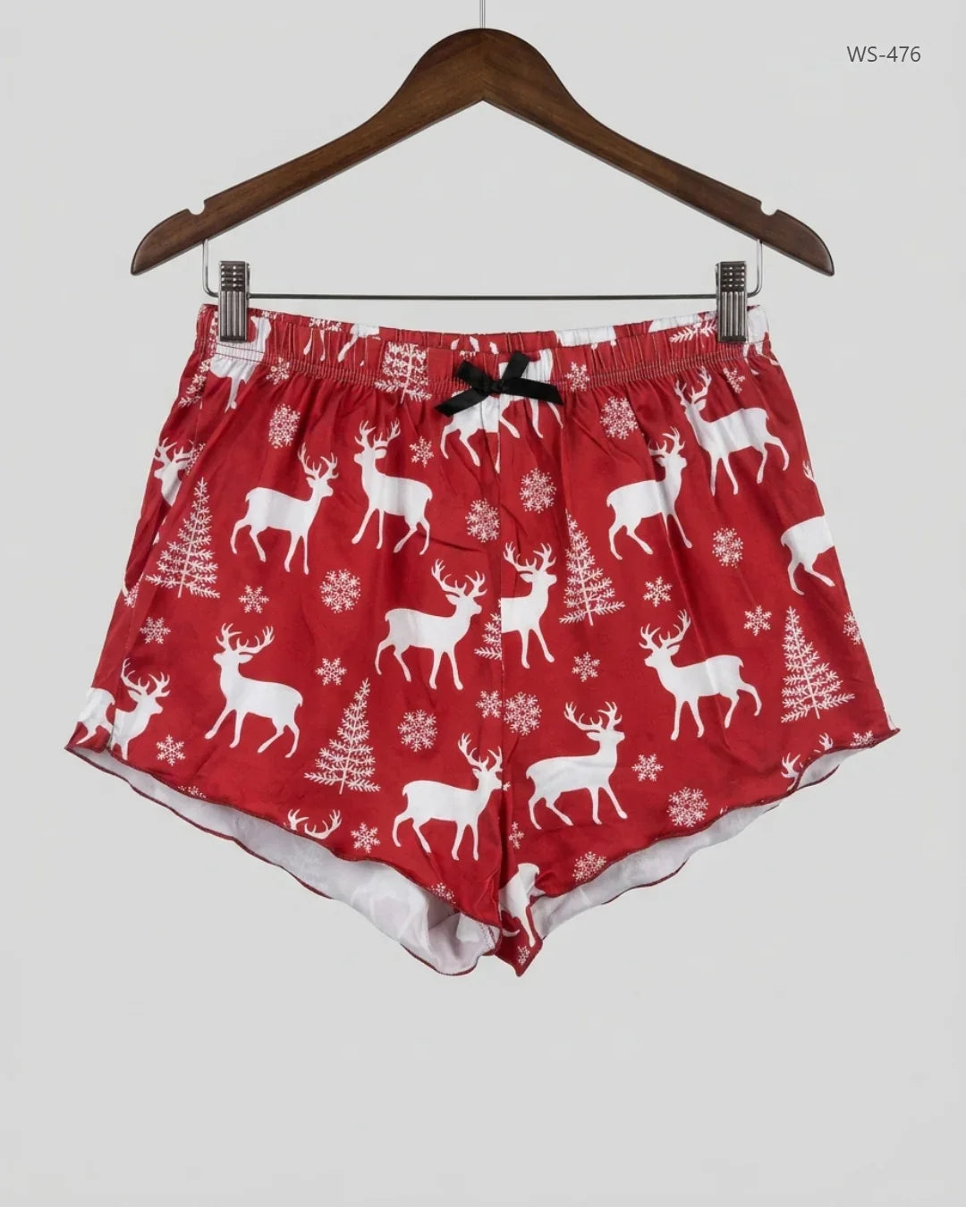 Preloved Excellentc Womens Shorts by CUT LABEL, Red Polyester for Women - OTS Thrift Shop Peshawar Pakistan