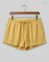 UK Imported secondhand Womens Shorts - George brand, Yellow Cotton, Premium condition, for Women - Online Thrift Store Islamabad Pakistan