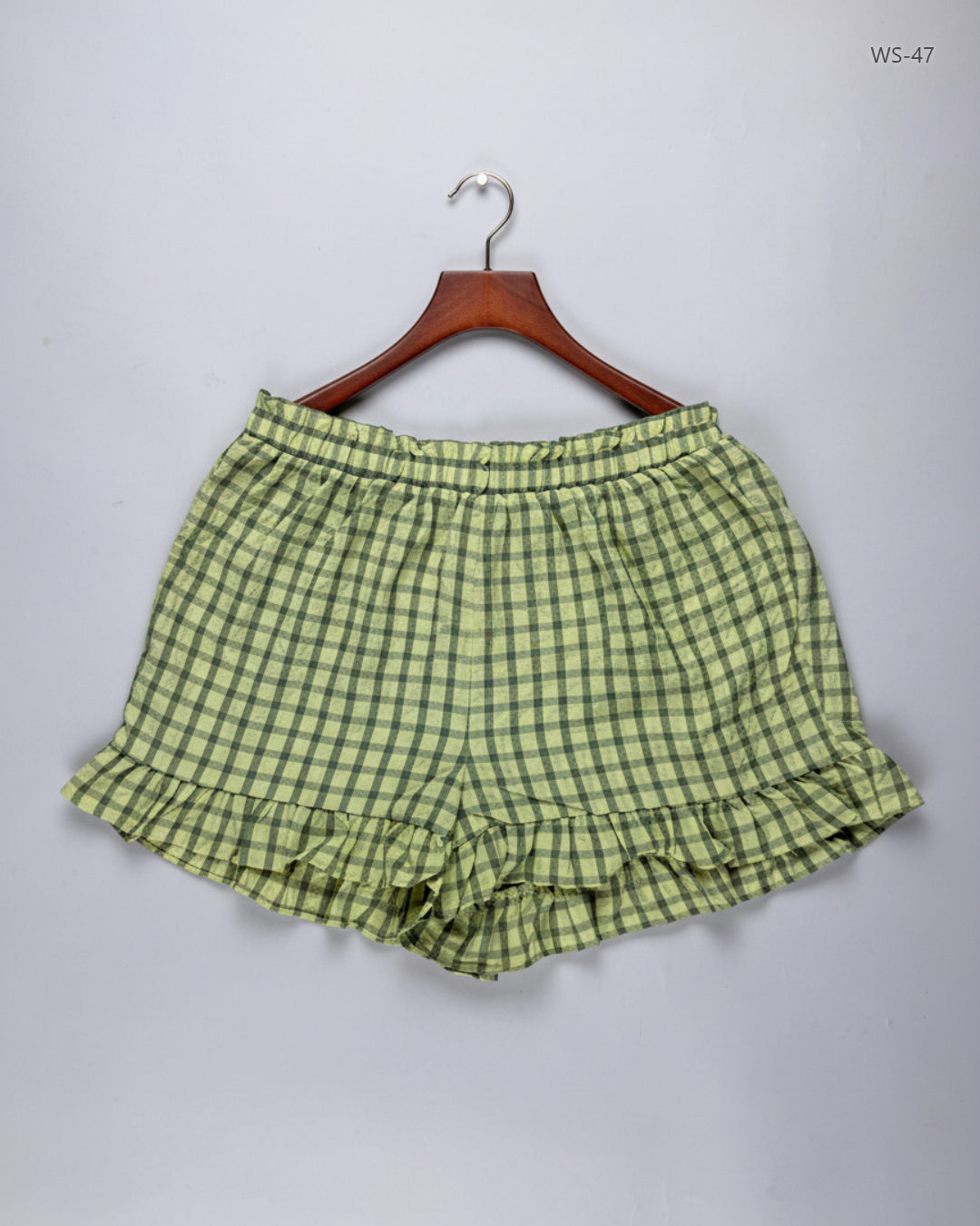 Shop Premium Womens Shorts by Primark | Preloved Branded Clothes | Olive green Cotton | Women | OTS Thrift Store Peshawar Pakistan