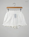 Preloved Premium Womens Shorts by Primark, White Cotton for Women - OTS Thrift Shop Lahore Pakistan