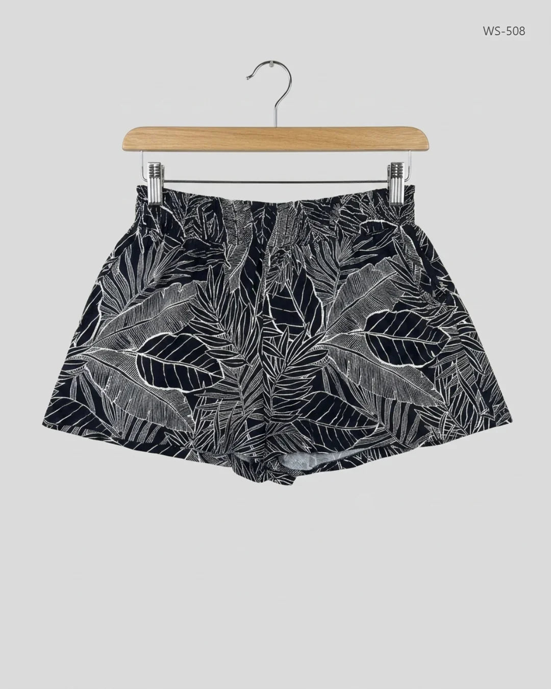 Preloved Premium Womens Shorts by F&F, Black Polyester for Women - OTS Thrift Shop Islamabad Pakistan