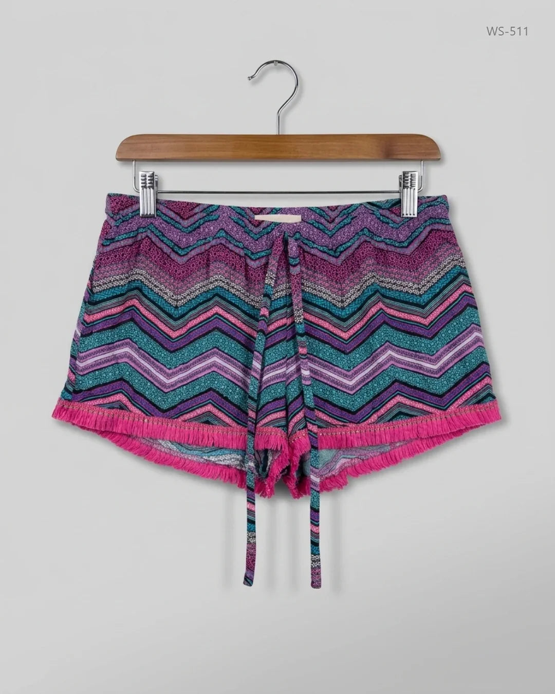 Secondhand Branded Womens Shorts by LOVE TO LOUNGE, Multi vis fabric, Premium condition, for Women - Online Thrift Shop Peshawar Pakistan