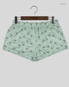 UK Imported secondhand Womens Shorts - Lets Party by TJM brand, Pistachio Polyester, Premium condition, for Women - Online Thrift Store Karachi Pakistan