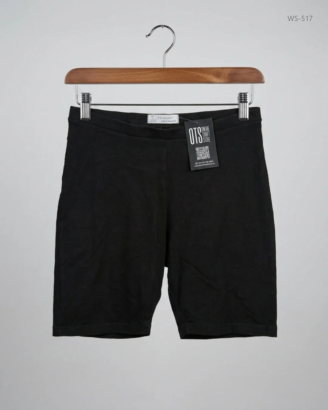 Womens Shorts | Primark | Preloved Branded | Black Cotton | Premium | OTS Thrift Store Karachi Pakistan
