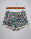 Womens Shorts | LOVE TO LOUNGE | Preloved Branded | Grey Polyester | Premium | OTS Thrift Store Lahore Pakistan